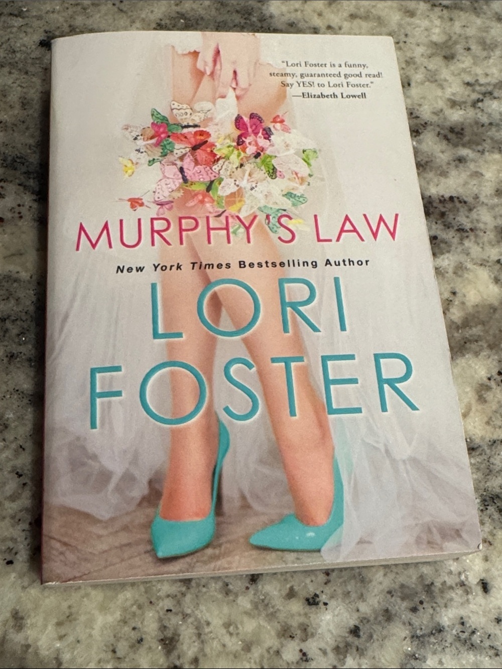 Murphy's Law by Lori Foster - Turquoise Accented Paperback